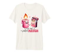 Kawaii Candle Matchbox Siamo Una Coppia Perfetta Maglietta Premium