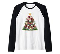 Kawaii Cane Albero Di Natale Cartoon Animali Canini Maglia con Maniche Raglan