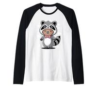 Kawaii Capibara Procione Costume Capibara Maglia con Maniche Raglan