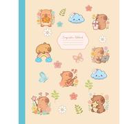 Kawaii Capybara Composition Notebook for Girl: Fun and Cute Journal for School, Journaling and Creative Writing