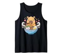 Kawaii Capybara Eating Ramen Noodles Cute Capybara Boy Girl Canotta
