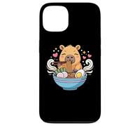 Kawaii Capybara Eating Ramen Noodles Cute Capybara Boy Girl Custodia per iPhone 13