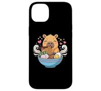 Kawaii Capybara Eating Ramen Noodles Cute Capybara Boy Girl Custodia per iPhone 14 Plus