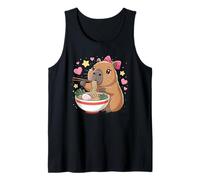 Kawaii Capybara Ramen Carino Capy Amante Cibo Bambini Ragazze Canotta