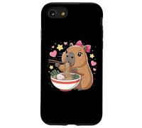 Kawaii Capybara Ramen Carino Capy Amante Cibo Bambini Ragazze Custodia per iPhone SE (2020) / 7/8