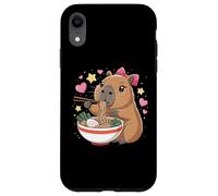 Kawaii Capybara Ramen Carino Capy Amante Cibo Bambini Ragazze Custodia per iPhone XR