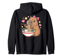 Kawaii Capybara Ramen Carino Capy Amante Cibo Bambini Ragazze Felpa con Cappuccio