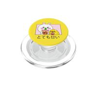 Kawaii Carino Anime Coniglio e Anatra Bere Bubble Tea PopSockets PopGrip per MagSafe