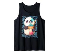 Kawaii Carino Anime Panda Otaku Bolla Giapponese Boba Tea Food Canotta