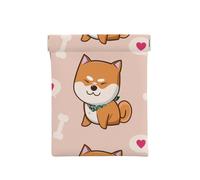 Kawaii carino Shiba Inu, Spremere il portafoglio superiore da donna Borsa portaoggetti Piccola portamonete Portamonete