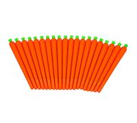 Kawaii Carota Gel Ink Pen Scrub Plastica Verdura Penna a sfera Scrub Penna a sfera Cancelleria Forniture Scuola