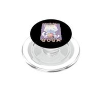 Kawaii Cat Boba Anime Kitten Loving Bubble Tea Neko Cat PopSockets PopGrip per MagSafe