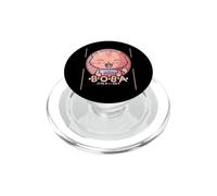 Kawaii Cat Boba Anime Kitten Loving Bubble Tea Neko Cat PopSockets PopGrip per MagSafe