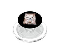 Kawaii Cat Boba Anime Kitten Loving Bubble Tea Neko Cat PopSockets PopGrip per MagSafe
