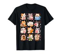 Kawaii Cat Café | Amanti dei Gatti Maglietta
