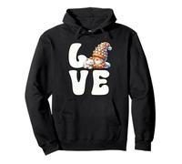 Kawaii Cat Dad Gnome Graphic For Cat Mom Who Love Cats Felpa con Cappuccio
