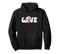 Kawaii Cat Dad Gnome Graphic For Cat Mom Who Love Cats Felpa con Cappuccio