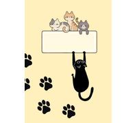 Kawaii Cat Lined Notebook A4: Cute Kitten Journal & Ruled Exercise Book with Date Section for Girls, Students & Cat Lovers | 120 Pages