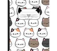 Kawaii Cat Notebook: 110 Pages of Cute Cat Companions to Brighten Your Writing & Doodles