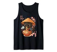 Kawaii Cat Ramen Noodle Anime Giapponese Otaku Canotta