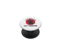Kawaii Cat Vampire Amo davvero Cute Cat Vampire Lover PopSockets PopGrip Adesivo