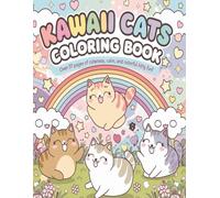 Kawaii cats Coloring Book: Over 37 pages cuteness,calm,and colorful kitty fun