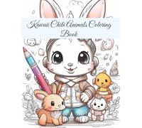 Kawaii Chibi Animals Coloring Book: Simple and Sweet Designs for Creative Kids