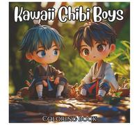 Kawaii Chibi Boys Cute Coloring Book For Boys: Adorable Anime-Inspired Characters to Color - Fun and Relaxing Activity Book for Boys Ages 4-10