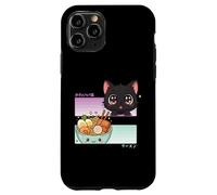 Kawaii Chibi Cat Ramen Anime Manga Giapponese Otaku Custodia per iPhone 11 Pro