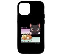 Kawaii Chibi Cat Ramen Anime Manga Giapponese Otaku Custodia per iPhone 12/12 Pro