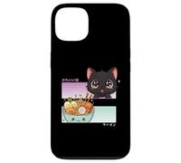 Kawaii Chibi Cat Ramen Anime Manga Giapponese Otaku Custodia per iPhone 13