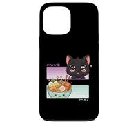 Kawaii Chibi Cat Ramen Anime Manga Giapponese Otaku Custodia per iPhone 13 Pro Max
