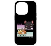 Kawaii Chibi Cat Ramen Anime Manga Giapponese Otaku Custodia per iPhone 14 Pro