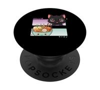 Kawaii Chibi Cat Ramen Anime Manga Giapponese Otaku PopSockets PopGrip Adesivo