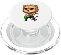 Kawaii Chibi Funny Lion Chitarrista Rocker PopSockets PopGrip per MagSafe