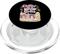 Kawaii Chibi Pasqua Chillin Con Il Mio Kpop Girlies Bunny Girls PopSockets PopGrip per MagSafe