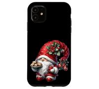Kawaii Christmas Decor Christmas Cookies And Hot Cocoa Gnome Custodia per iPhone 11
