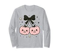 Kawaii Ciliegie Zucca Fiocco civettuolo Oscuro Pastello Goth Maglia a Manica
