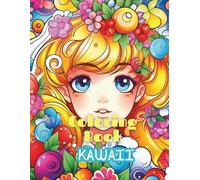 Kawaii Coloring Book: 100+ Cute and Adorable Kawaii Animals, Food, and Characters | Fun & Relaxing Coloring Pages for Kids, Teens & Adults | Stress Relief Cute Aesthetic Art Designs