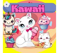 Kawaii Coloring Book for Kids Ages 4-8, Cute Animals, Chibi Characters, Food and Fun Doodles for Relaxing Creativity: A Fun and Easy Kawaii Activity ... Adorable Coloring Pages for Girls and Boys