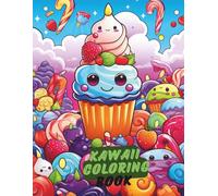 Kawaii Coloring Book for Kids, Teens & Adults: 100+ Cute Kawaii Animals, Food, Creatures, and Characters to Color | Adorable Japanese-Inspired Designs for Stress Relief & Fun