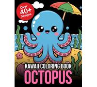Kawaii Coloring Book Octopus