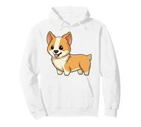 Kawaii Corgi Cane Anime Giapponese Divertente Corgi Felpa con Cappuccio