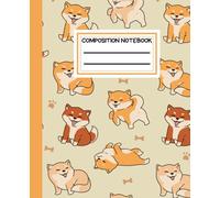 Kawaii Corgi Composition Notebook Wide Ruled: Cute Corgi Journal for Girls Boys Kids Teens and Students | Corgi Butt Workbook for Back to School, ... Puppy Dog Lover Gift 7.5 x 9.25 College Ruled