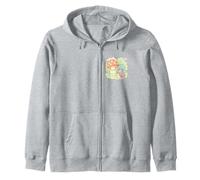 Kawaii Cottagecore Lumaca Fungo Pastello Naturecore Carino Felpa con Cappuccio