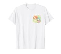 Kawaii Cottagecore Lumaca Fungo Pastello Naturecore Carino Maglietta