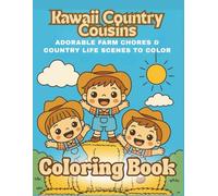 Kawaii Country Cousins: Adorable Farm Chores & Country Life Scenes to Color