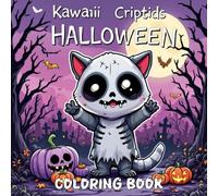 Kawaii Criptids Halloween Coloring Book