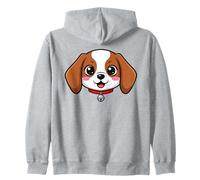Kawaii Cucciolo Faccia Cane Cartone Animato Carino Collare Campana Felpa con Cappuccio