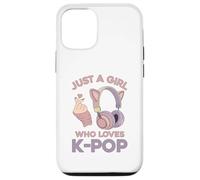 Kawaii - Cuffie KPop Just A Girl Who Loves K-Pop K Pop Girl Custodia per iPhone 12/12 Pro